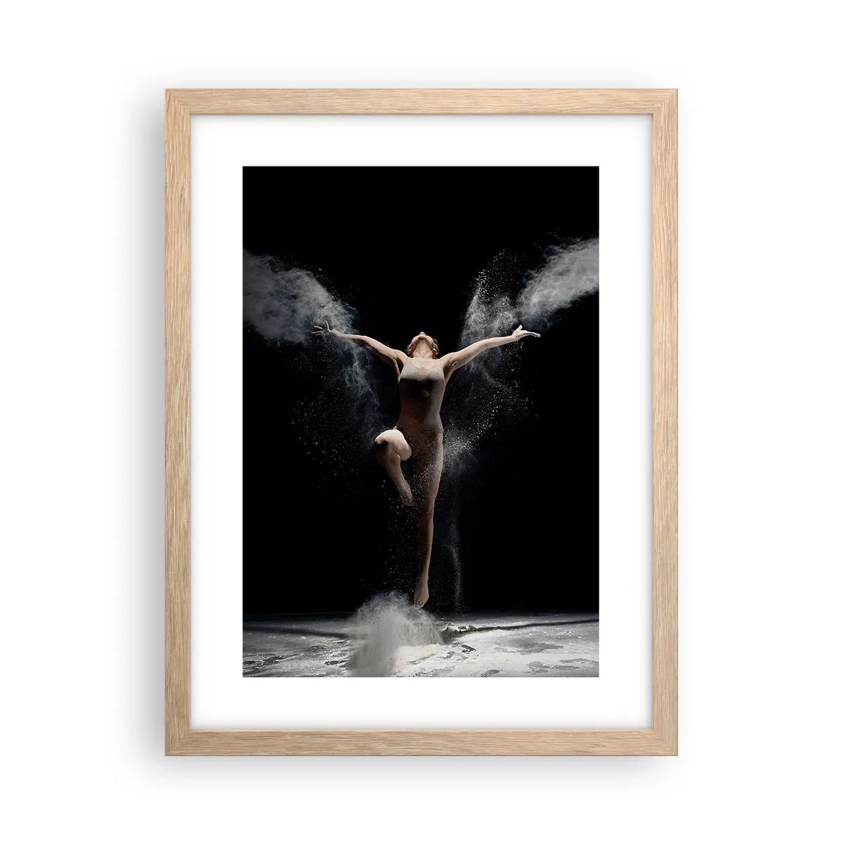 Póster en marco roble claro - Los duendes existen - 30x40 cm