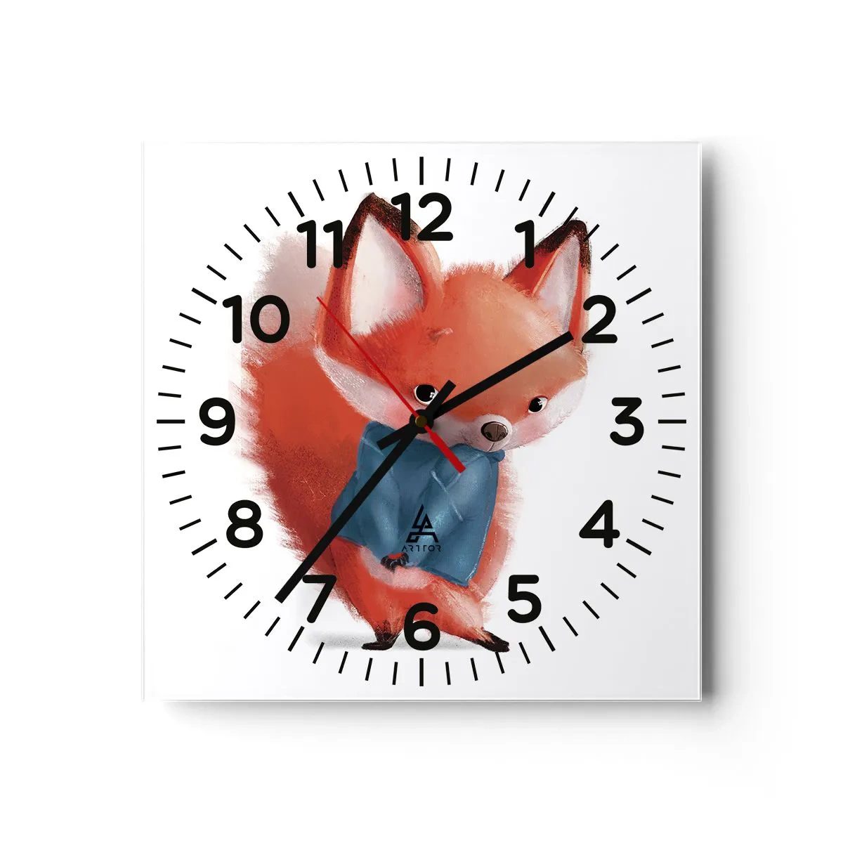 Reloj de pared - Reloj de vidrio - ¿Me veo bien con esto? - 30x30 cm