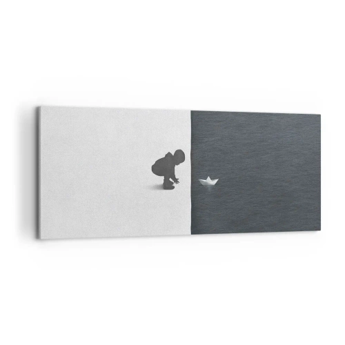 Cuadro sobre lienzo - Impresión de Imagen - Una gran expedición náutica - 100x40 cm