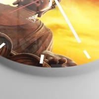 Esfera sin numeración, con rayas