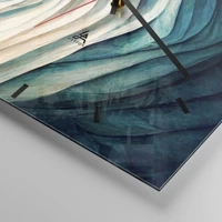 Esfera sin numeración, con rayas