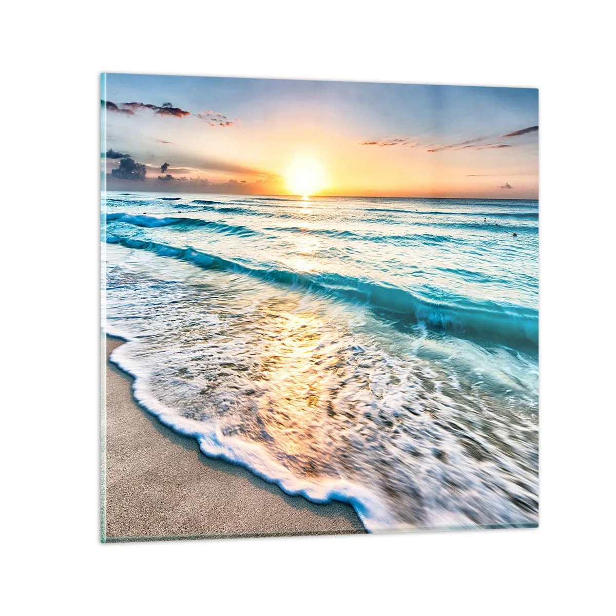 Cuadro sobre vidrio - Impresiones sobre Vidrio - Un espectáculo digno de ver - 70x70 cm