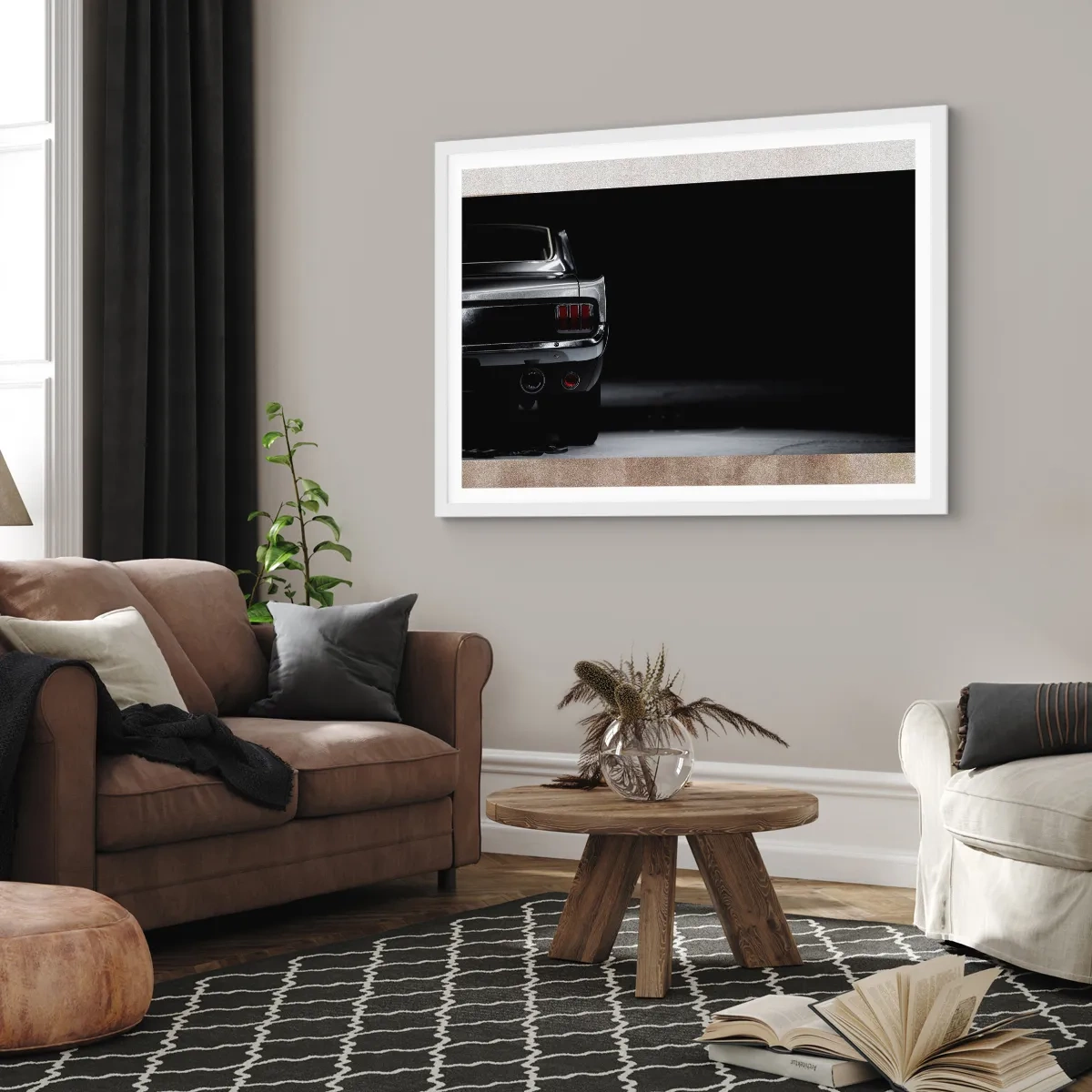 Póster en marco blanco - El encanto de los clásicos - 40x30 cm