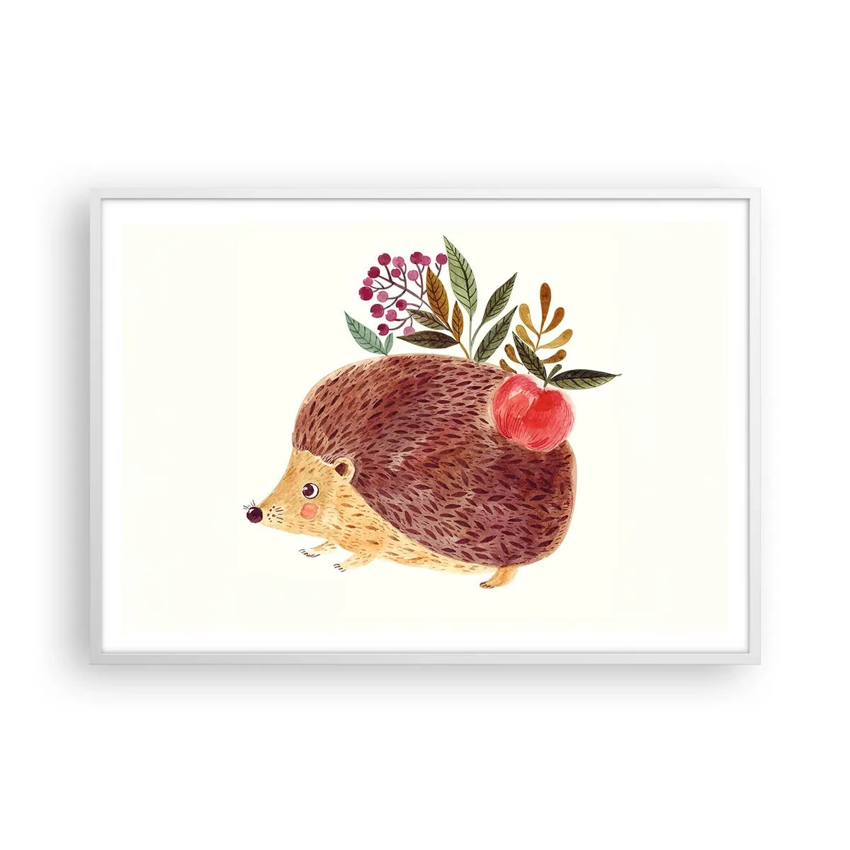 Póster en marco blanco - Y ya te gusto - 100x70 cm