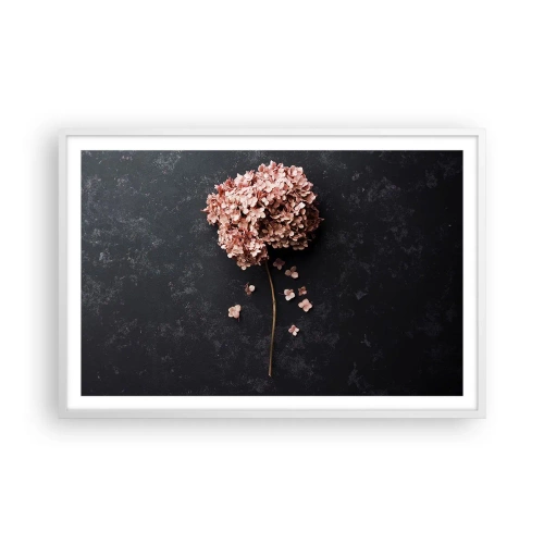 Póster en marco blanco - Un signo verdaderamente romántico - 91x61 cm