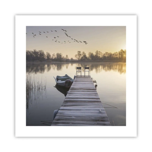 Póster - Volveré en un rato - 40x40 cm