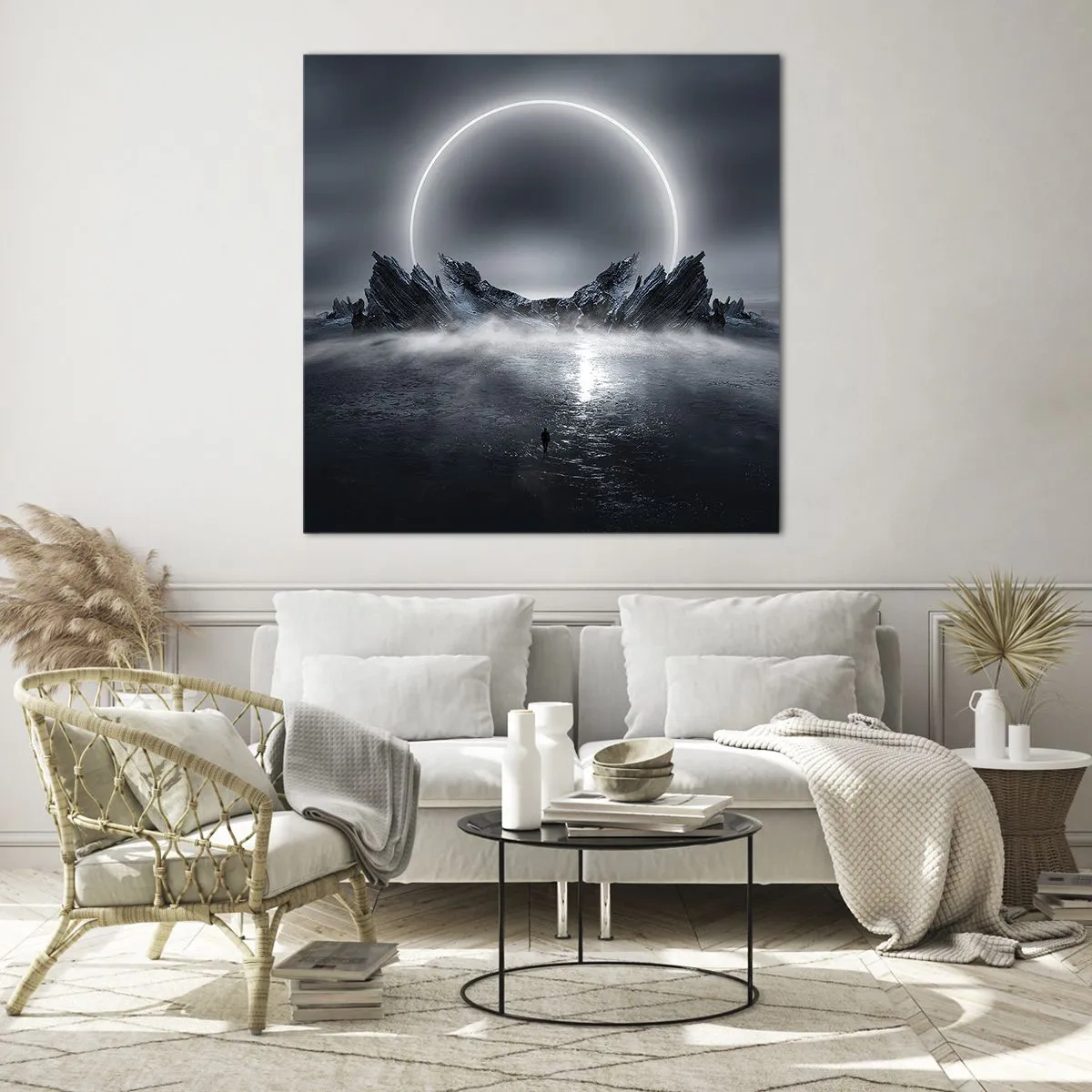 Cuadro sobre vidrio - Impresiones sobre Vidrio - El final del cuento - 40x40 cm