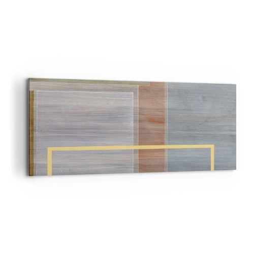 Cuadro sobre lienzo - Impresión de Imagen - Recto y tranquilo - 100x40 cm