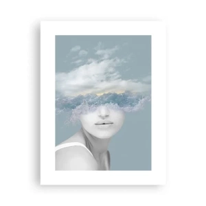 Póster - Con la cabeza en las nubes - 30x40 cm