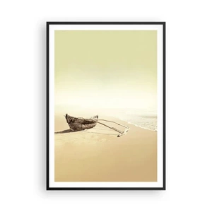 Póster en marco negro - Un recuerdo de los mares del sur - 70x100 cm