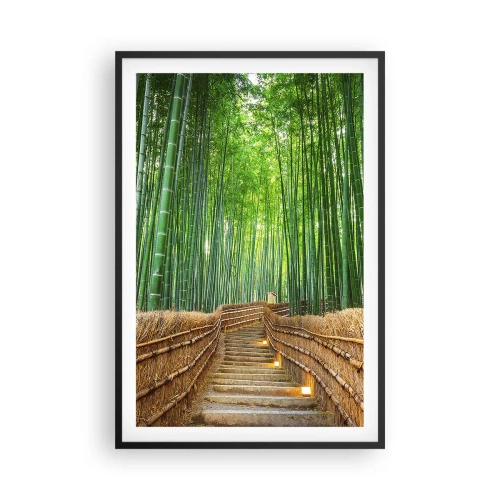 Póster en marco negro - La esencia de la naturaleza asiática - 61x91 cm