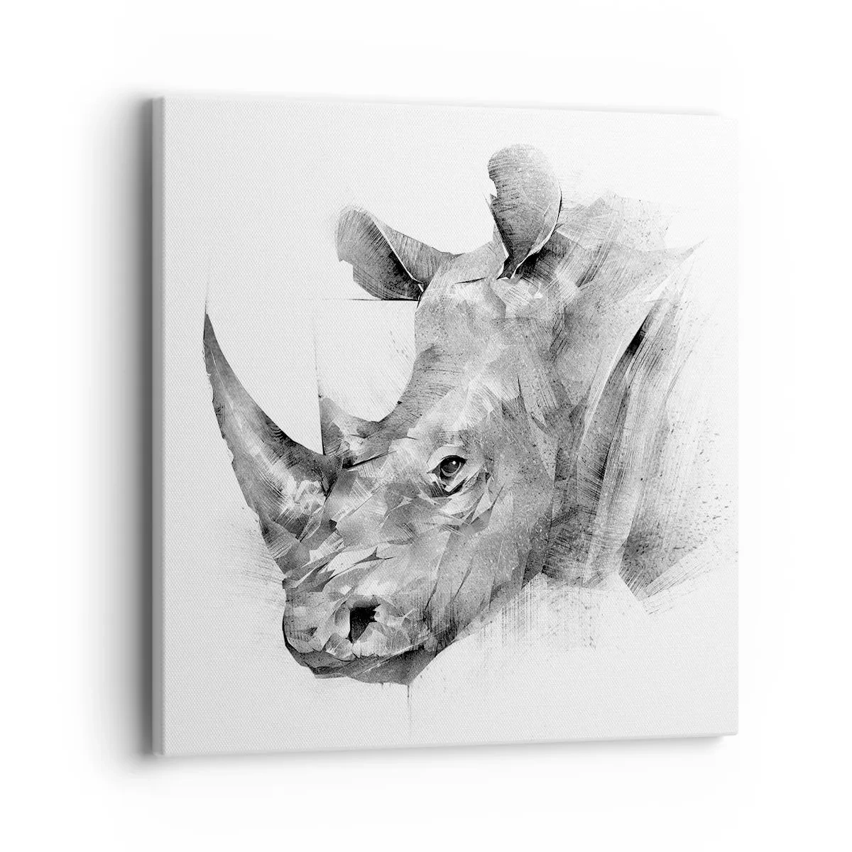 Cuadro sobre lienzo - Impresión de Imagen - Retrato africano - 40x40 cm