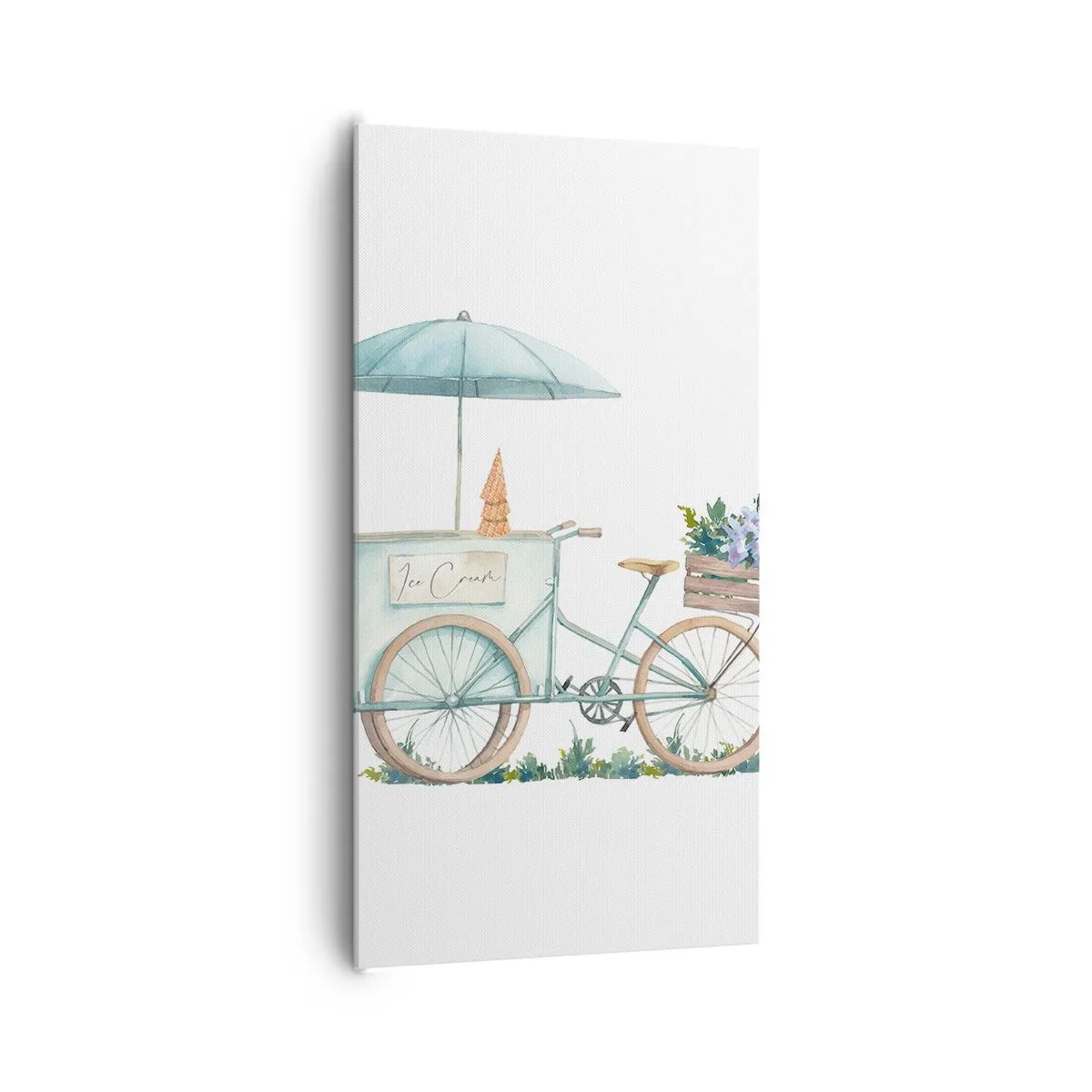 Cuadro sobre lienzo - Impresión de Imagen - Dulce recuerdo del verano - 65x120 cm