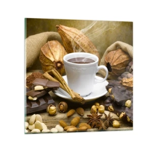 Cuadro sobre vidrio - Impresiones sobre Vidrio - Para los que buscan emociones - 40x40 cm