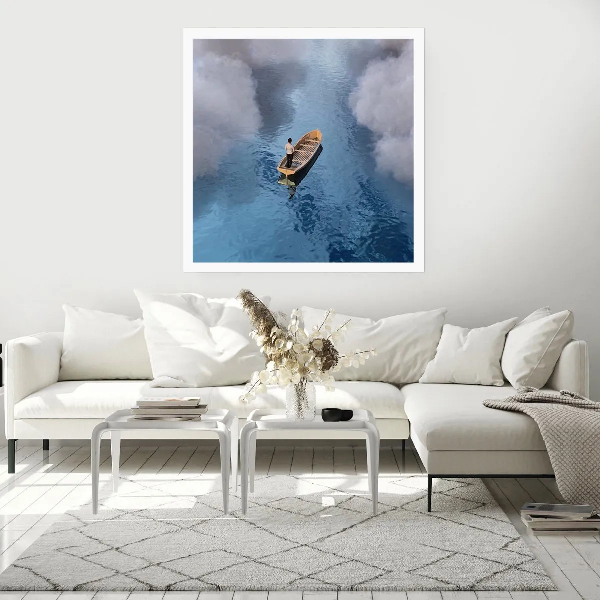 Póster - La vida - el viaje - lo desconocido - 30x30 cm