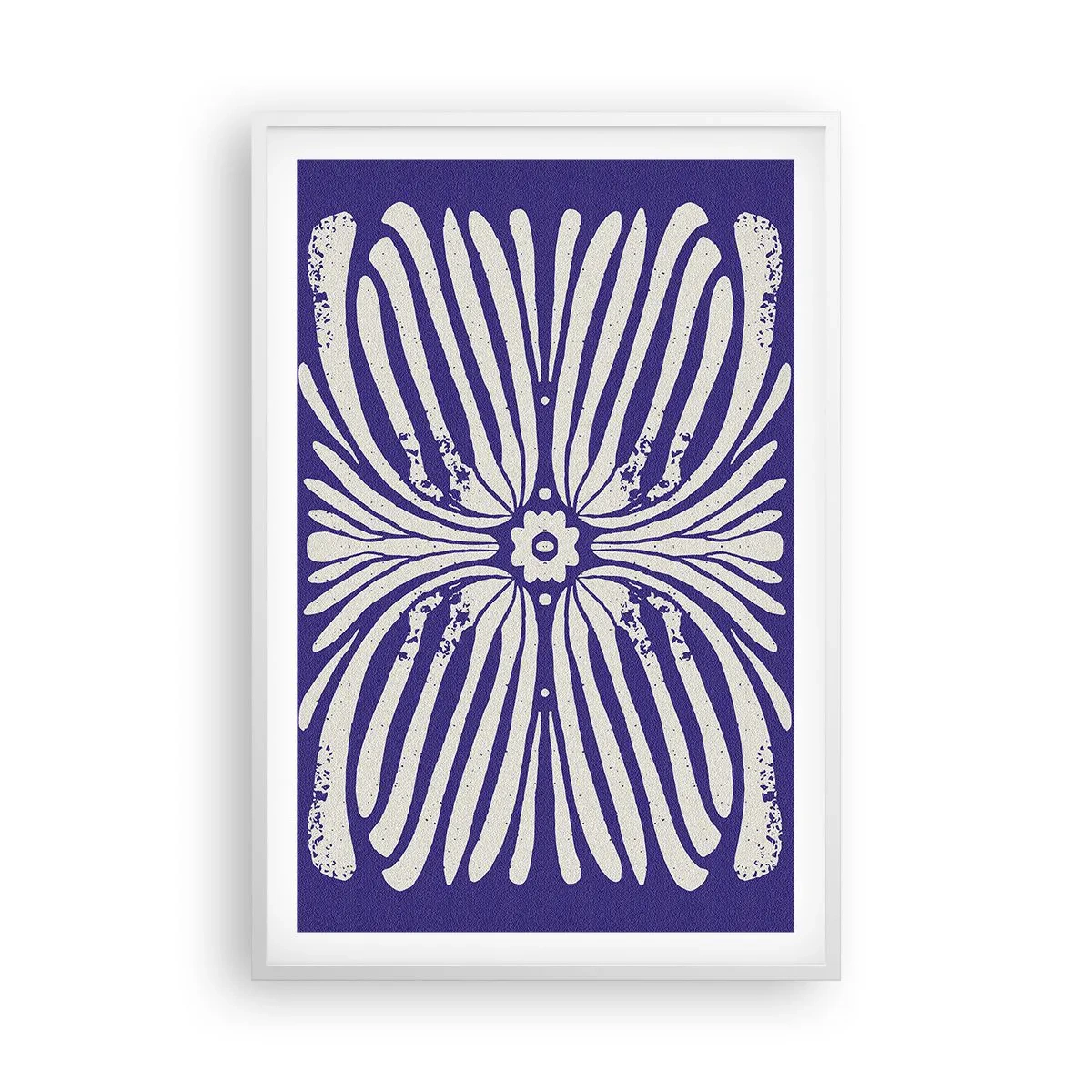 Póster en marco blanco - Inspiraciones étnicas - 61x91 cm