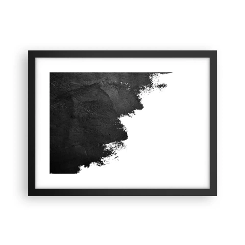 Póster en marco negro - Elementos: tierra - 40x30 cm