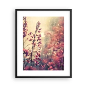 Póster en marco negro - Jardín secreto - 40x50 cm