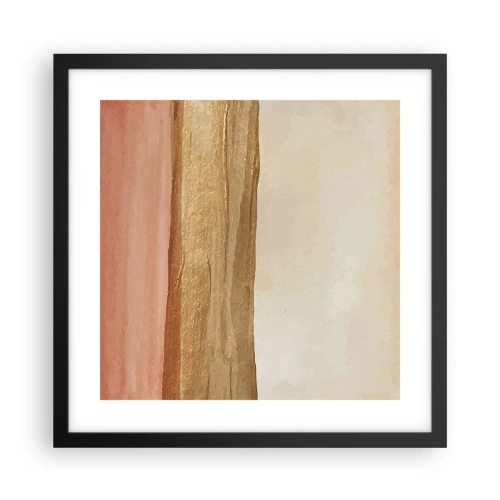 Póster en marco negro - Composición vertical - 40x40 cm