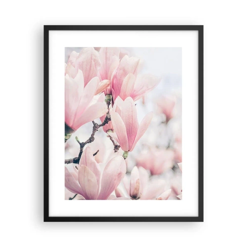 Póster en marco negro - La perfección de la sutileza - 40x50 cm