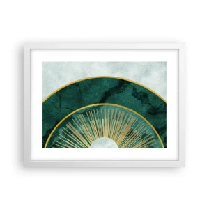 Póster en marco blanco - Un sistema solar diferente - 40x30 cm