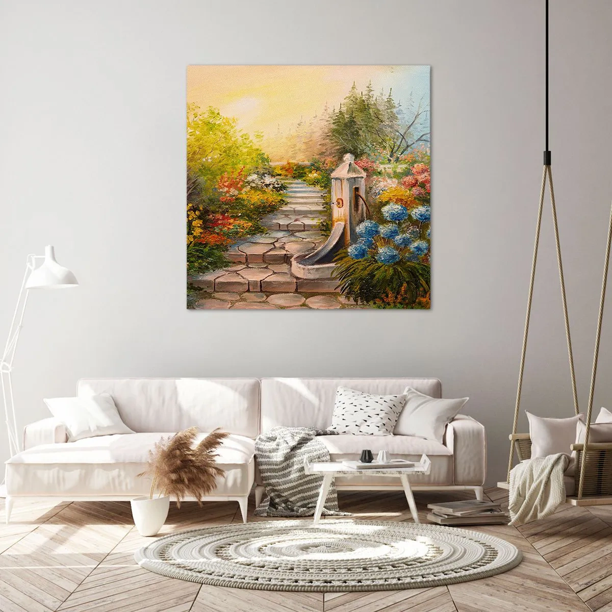 Cuadro sobre lienzo - Impresión de Imagen - En plena floración - 30x30 cm