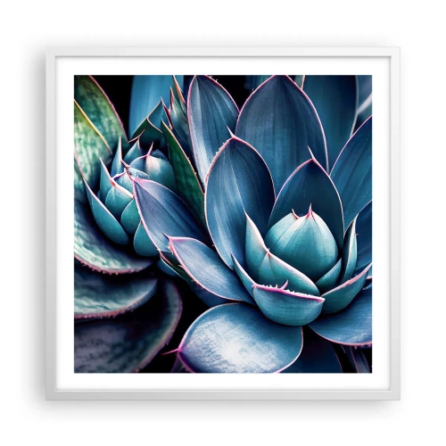 Póster en marco blanco - Fuerza vital - 60x60 cm