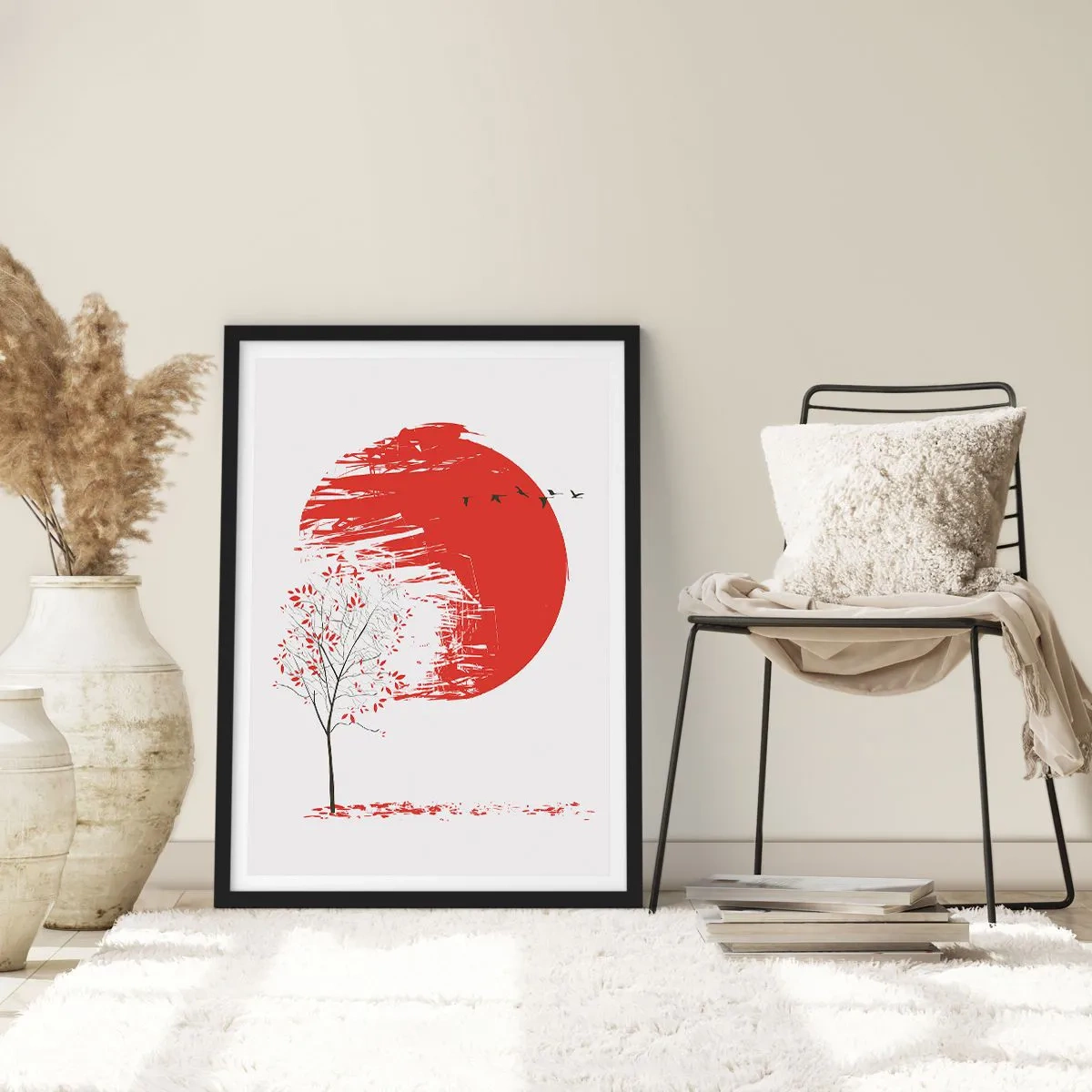 Póster en marco negro - ¿Conoces este país? - 50x70 cm