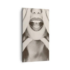 Cuadro sobre lienzo - Impresión de Imagen - ¡Ya estoy en camino! - 55x100 cm