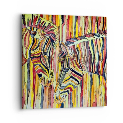 Cuadro sobre lienzo - Impresión de Imagen - Y tú también... - 40x40 cm