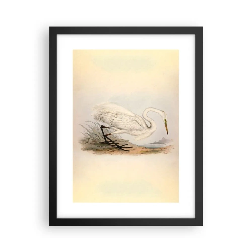 Póster en marco negro - Dama de los juncos - 30x40 cm