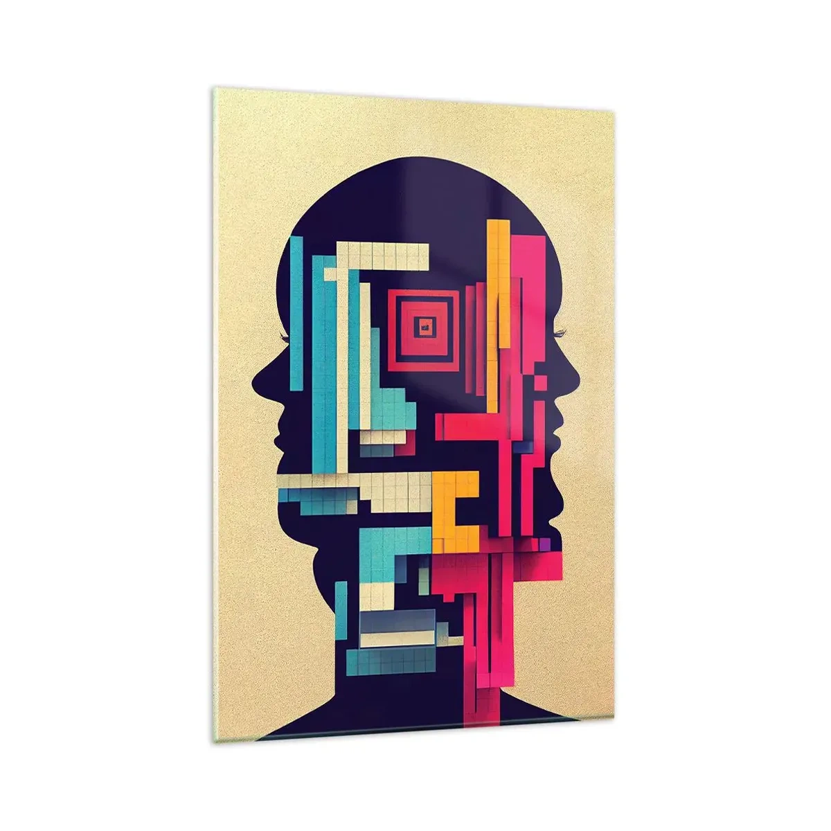 Cuadro sobre vidrio - Impresiones sobre Vidrio - Nuevos conocimientos - 80x120 cm