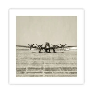 Póster - Como siempre, preparado - 40x40 cm