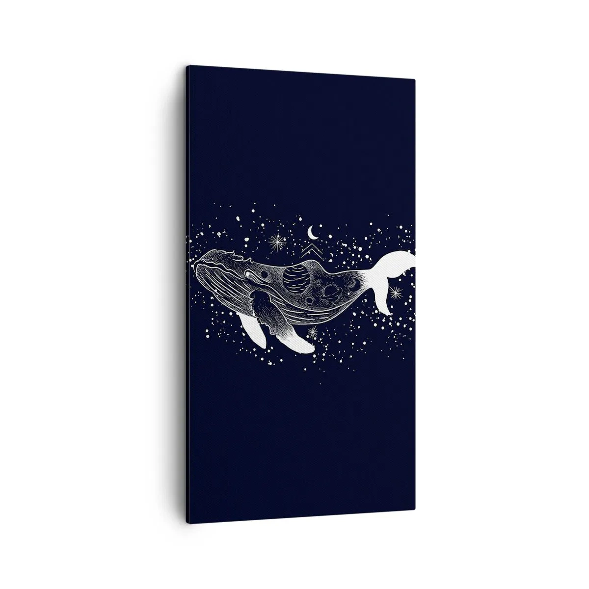 Cuadro sobre lienzo - Impresión de Imagen - En el océano del universo - 45x80 cm