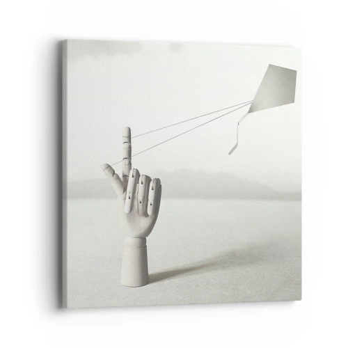 Cuadro sobre lienzo - Impresión de Imagen - Una prueba de fuerza - 40x40 cm