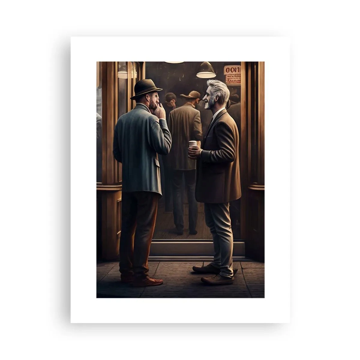 Póster - Un buen momento del día - 30x40 cm