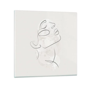 Cuadro sobre vidrio - Impresiones sobre Vidrio - Contorno de un sueño - 50x50 cm