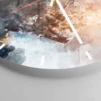 Esfera sin numeración, con rayas