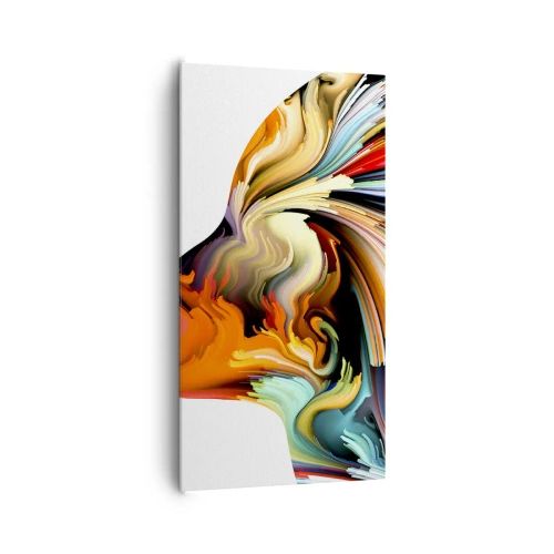 Cuadro sobre lienzo - Impresión de Imagen - La explosión de la imaginación - 65x120 cm