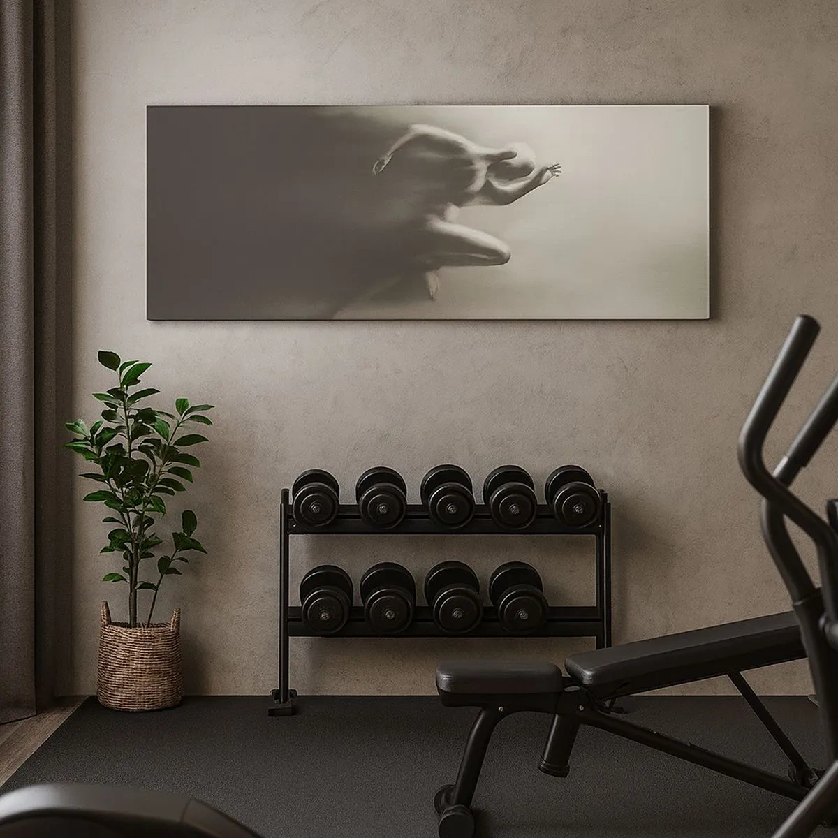 Cuadro sobre lienzo - Impresión de Imagen - Imparable - 100x40 cm