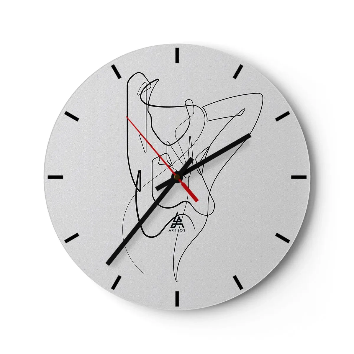 Reloj de pared - Reloj de vidrio - Realmente, tal y como eres - 40x40 cm