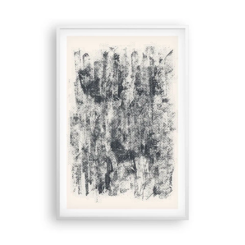 Póster en marco blanco - Composición brumosa - 61x91 cm