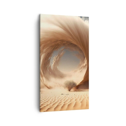 Cuadro sobre lienzo - Impresión de Imagen - Portal abierto - 45x80 cm