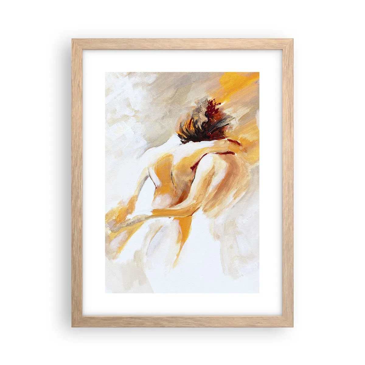 Póster en marco roble claro - En un cielo de cercanía - 30x40 cm