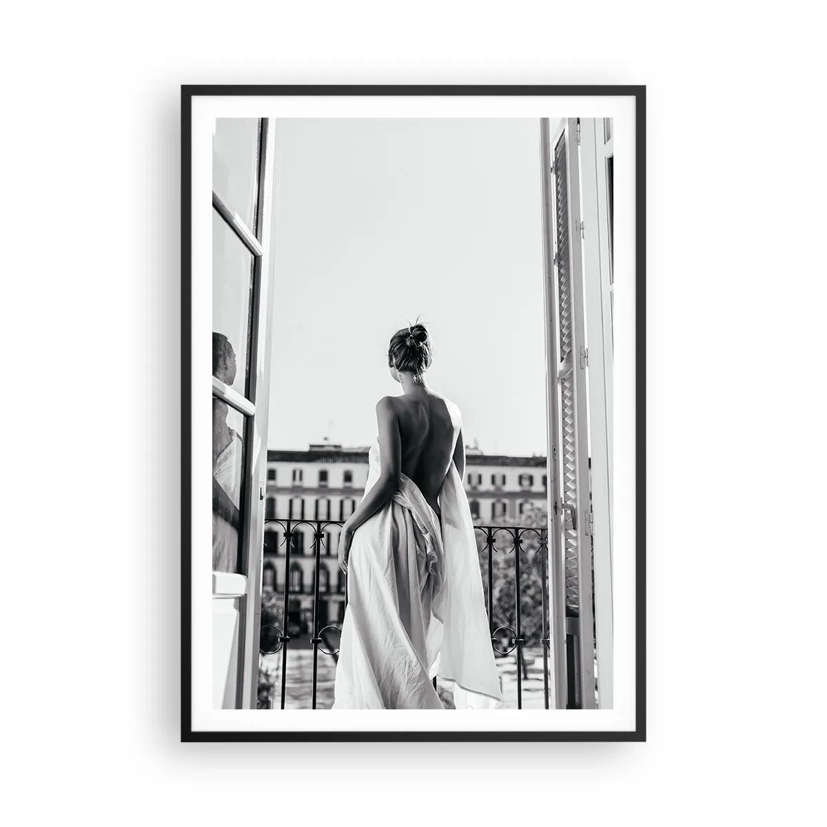 Póster en marco negro - Despertar de los sentidos - 70x100 cm