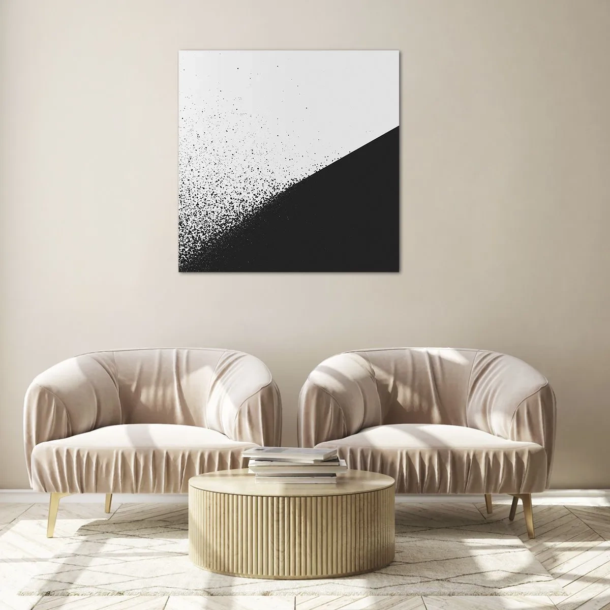 Cuadro sobre vidrio - Impresiones sobre Vidrio - Cada vez más rápido, cada vez más alto - 60x60 cm