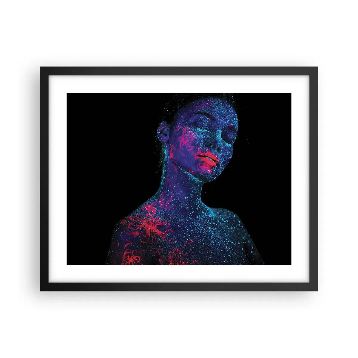 Póster en marco negro - En polvo de estrellas - 50x40 cm