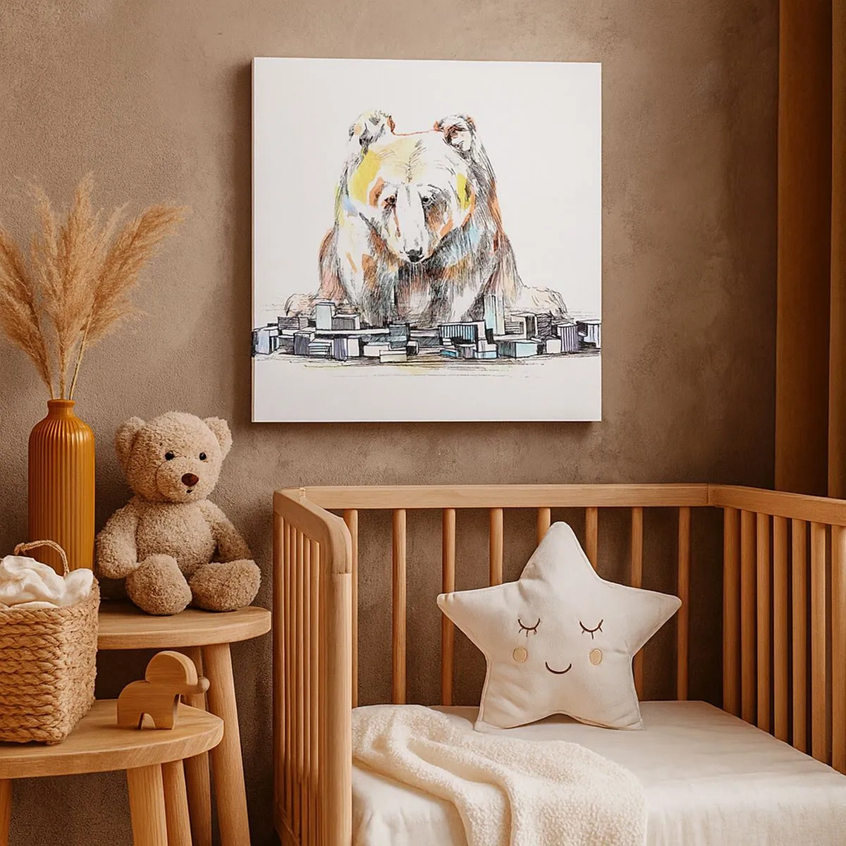 Cuadro sobre lienzo - Impresión de Imagen - ¿Cómo podéis vivir así? - 30x30 cm