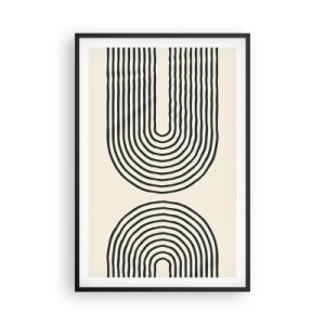 Póster en marco negro - Próximamente... - 61x91 cm