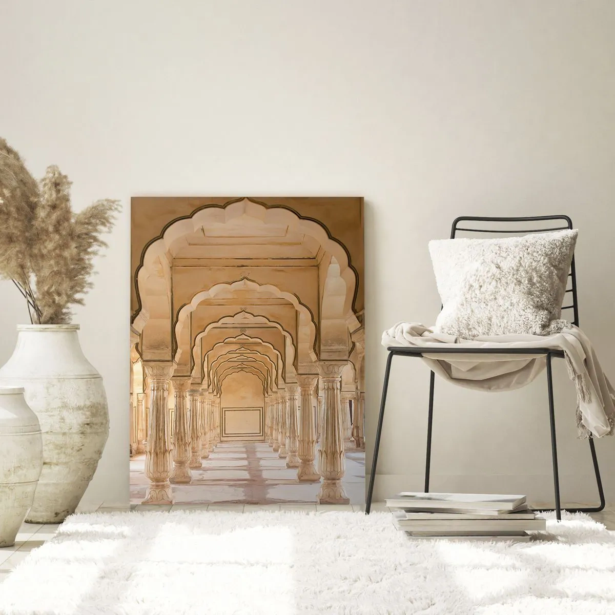 Cuadro sobre vidrio - Impresiones sobre Vidrio - En el palacio del sultán - 80x120 cm